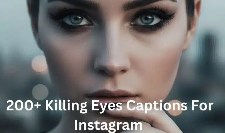 200+ Killing Eyes Captions For Instagram
