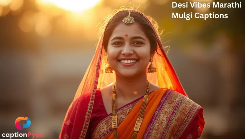 Desi Vibes Marathi Mulgi Captions