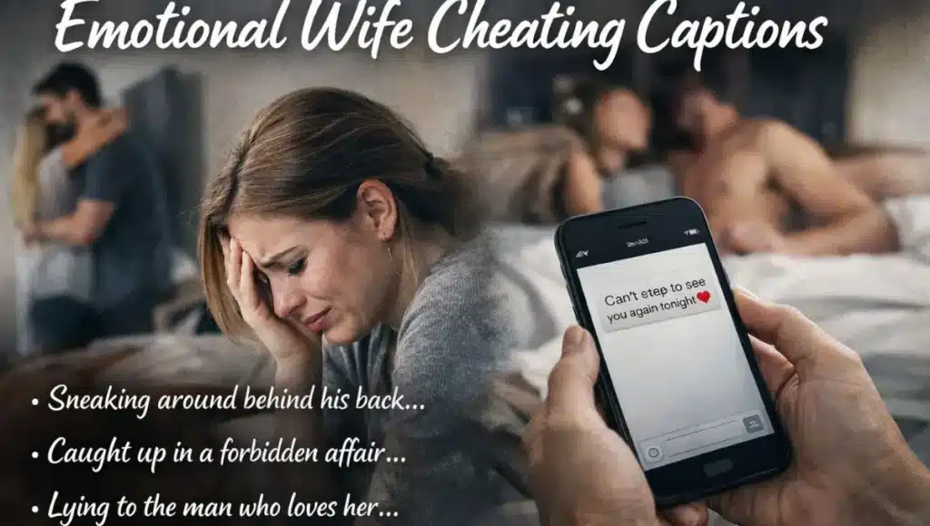 Emotional Wife Cheating Captions