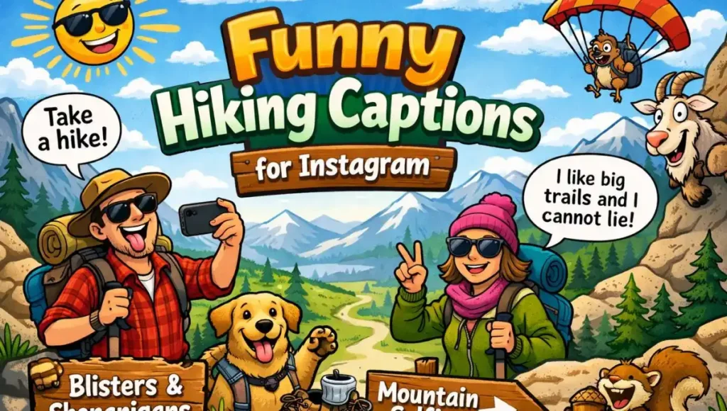 Funny Hiking Captions for Instagram
