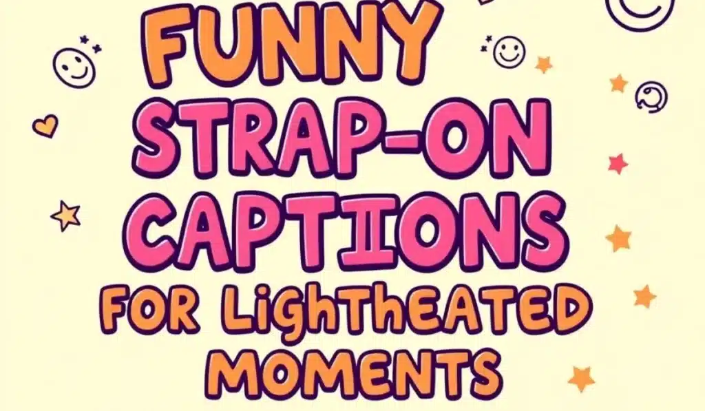 Funny Strapon Captions for Lighthearted Moments
