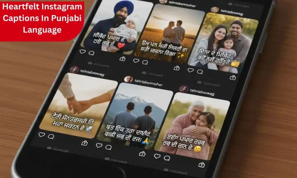 Heartfelt Instagram Captions In Punjabi Language