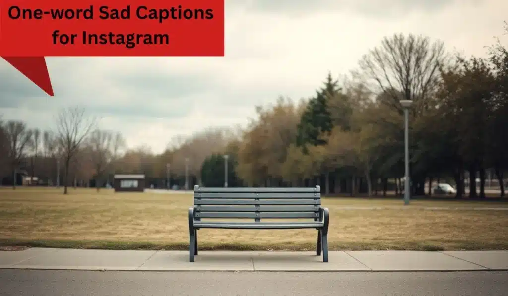 One-word Sad Captions for Instagram