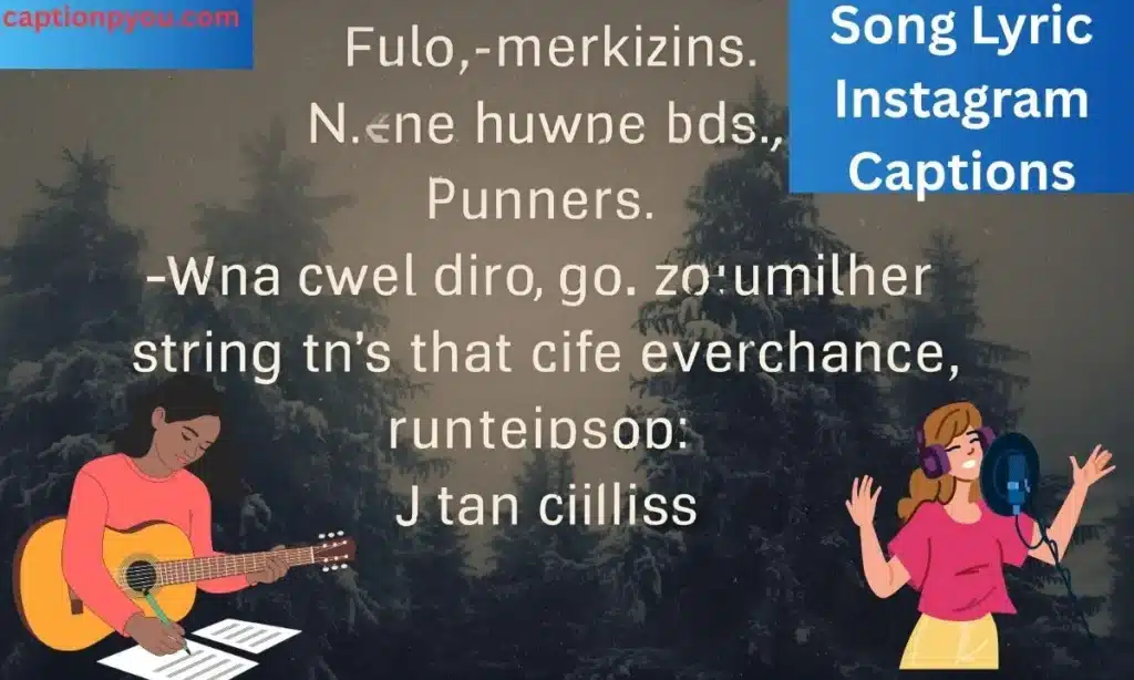 Song Lyric Instagram Captions