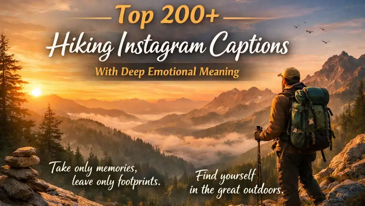 Top 200+ Hiking Instagram Captions With Deep Emotional Meaning