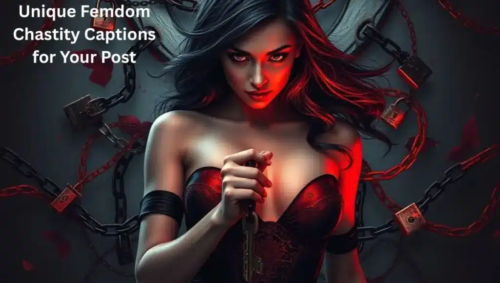Unique Femdom Chastity Captions for Your Post