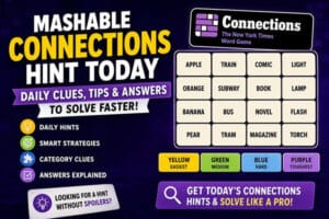 Mashable Connections Hint Today