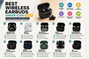 Best Wireless Earbuds Under 200 dollars 2024