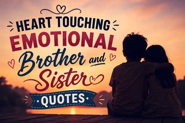 heart touching emotional brother and sister quotes