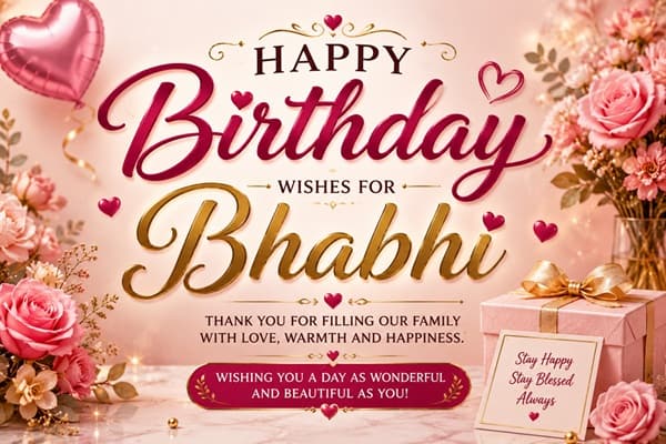 Birthday Wishes for Bhabhi